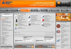 Startseite des Hoffmann Group Online Shop